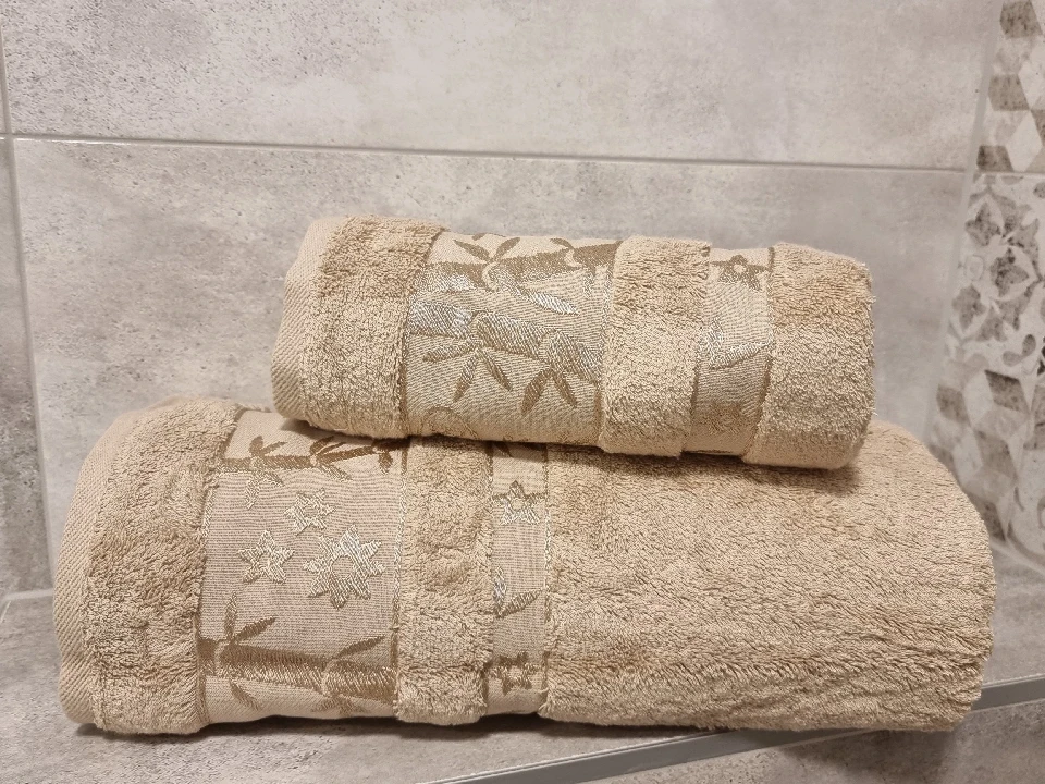 Бамбукови хавлиени кърпи Хавлиена кърпа Бамбук - беж 90/150